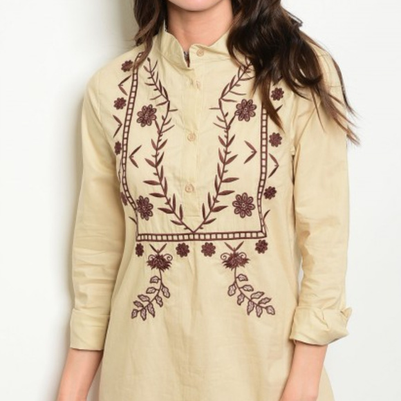 Embroidered Shift Dress @LAST TWO - Picture 4 of 4